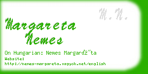 margareta nemes business card